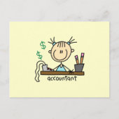 Carte Postale Figure Bâtonnier Comptable (Devant)