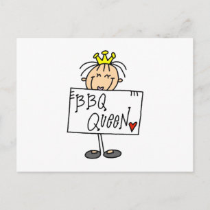 Carte Postale Figure BBQ Queen