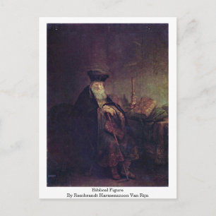 Carte Postale Figure Biblique Par Rembrandt Harmenszoon Van Rijn