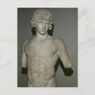 Carte Postale Figure de Antinous, après 130 après J.C.