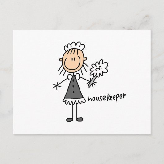 Carte Postale Figure de bâton de l'opérateur (Devant)