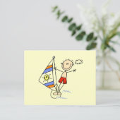 Carte Postale Figure de bâton de parasailing (Debout devant)