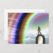 Carte Postale Figure de mystère au Stargate interdimensionnel (Devant / Derrière)