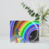 Carte Postale Figure de mystère au Stargate interdimensionnel (Debout devant)