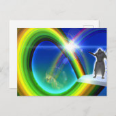 Carte Postale Figure de mystère au Stargate interdimensionnel (Devant / Derrière)