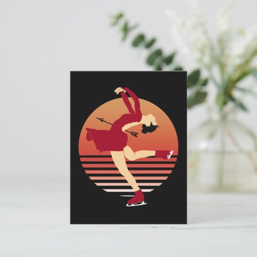 Carte Postale Figure de skating (Debout devant)