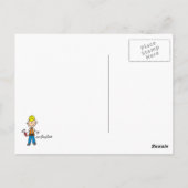 Carte Postale Figure de stylet de construction (Dos)