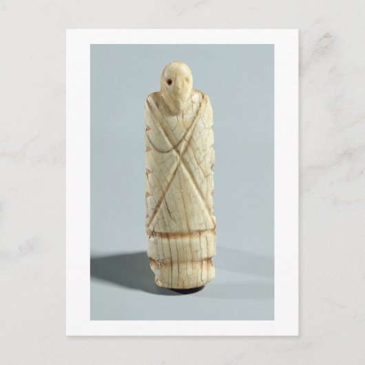 Carte Postale Figure d'un homme barbu (ivoire d'éléphant) (Devant)