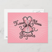 Carte Postale Figure en sablier (Devant / Derrière)