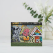 Carte Postale Figure Rose Étrange De Fun (Debout devant)