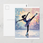 Carte Postale Figure skating (Devant / Derrière)