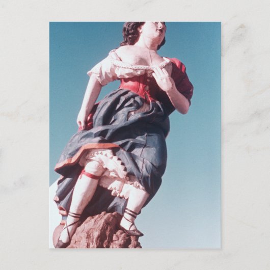 Carte Postale Figurehead du voilier inconnu (Devant)