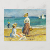 Carte Postale Figures sur la plage, Auguste Renoir Art (Devant)