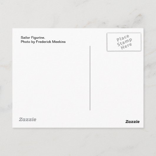 Carte Postale Figurine de marin (Dos)