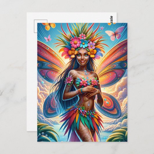 Carte Postale Fijian Fairy (Devant / Derrière)