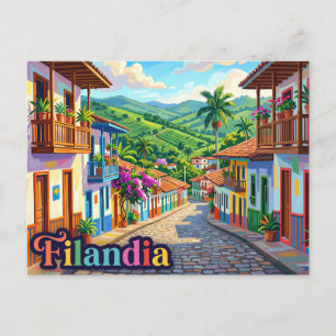 Carte Postale Filandia Colombie