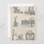 Carte Postale Filature de coton I (Devant / Derrière)