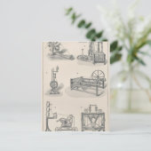 Carte Postale Filature de coton I (Debout devant)