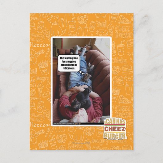 Carte Postale File d'attente pour les lunettes (Devant)