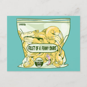Carte Postale FILET D'UNE FENNY SNAKE Macbeth