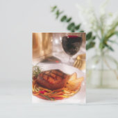 CARTE POSTALE FILET POSTCARD MIGNON STEAK DINNER (Debout devant)