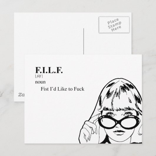 CARTE POSTALE FILF (Devant / Derrière)