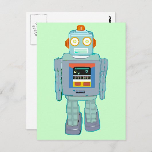 Carte Postale Filia le robot (Devant / Derrière)