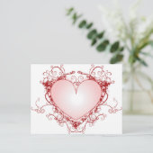 Carte Postale Filigree cardiaque (Debout devant)