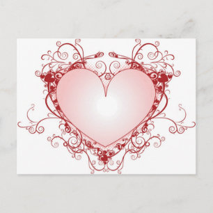 Carte Postale Filigree cardiaque
