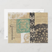 Carte Postale Filigree & Key II (Devant / Derrière)