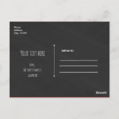 Carte Postale Filigree Orange brillant Citrouille automne automn (Dos)