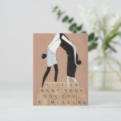 Carte Postale Fill in what your body could be missing (Debout devant)