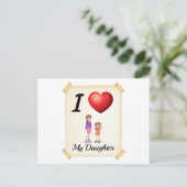 Carte Postale Fille (Debout devant)