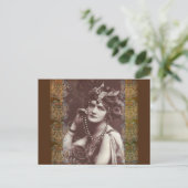 carte postale fille (Debout devant)