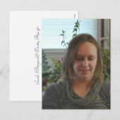 Carte postale fille (Devant / Derrière)