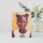Carte Postale Fille africaine (Debout devant)