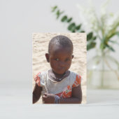 Carte Postale Fille africaine (Debout devant)