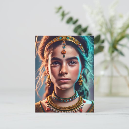 Carte Postale Fille amazighe marocaine (Debout devant)