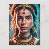Carte Postale Fille amazighe marocaine (Devant)