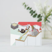 Carte postale fille amour (Debout devant)