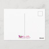 Carte Postale Fille Anime Fleur Lune Fée (Dos)