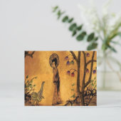 Carte Postale Fille asiatique (Debout devant)