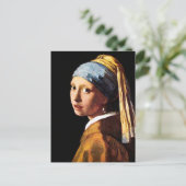 Carte Postale Fille au collier de perles (Debout devant)