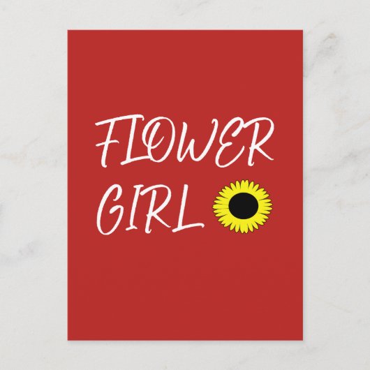 Carte Postale Fille aux tournesols (Devant)