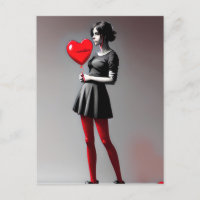Fille avec ballon rouge