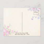 Carte Postale Fille avec deux chatons (1888) par Albert Anker (Dos)