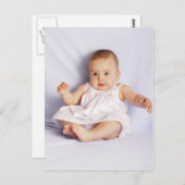 Carte postale fille bébé (Devant / Derrière)