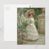 Carte Postale Fille Bell vintage Southern (Devant / Derrière)