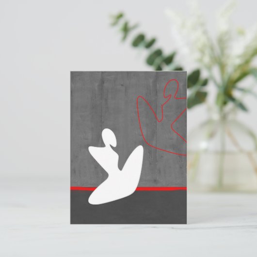 Carte Postale Fille blanche (Debout devant)