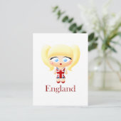 Carte Postale Fille britannique (Debout devant)